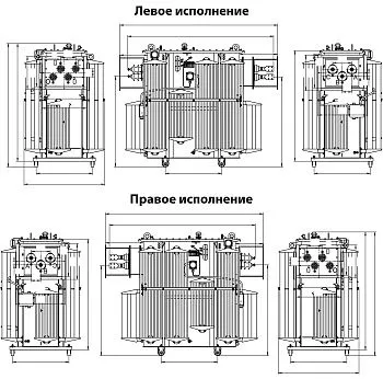 Фото чертежа ТМЗ 630/10/0,4